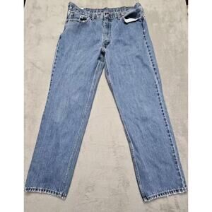 Levi's 550 Jeans Men's 38x34 Blue Relaxed Fit Medium Wash Denim, Well Worn
